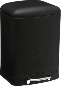 5Five Ariane Pedaalemmer - Zwart - 6 Liter - Metaal