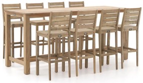 + 10% kassakorting | Barset ROUGH | 8 personen | Tuinset teakhout | 9-delig | Kees Smit Tuinmeubelen