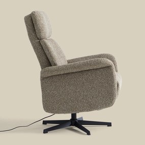 Relaxfauteuil Elektrisch Taupe Stof