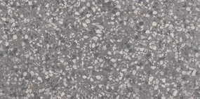 Vtwonen Tegels Terrazzo vloertegel 60x120cm antraciet gerectificeerd