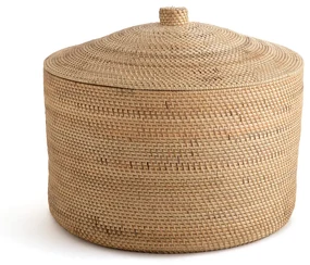 Mand in rotan en gevlochten bamboe, Mirella