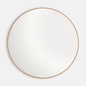 Ronde wandspiegel, eikenfineer, diameter 100 cm, IODUS
