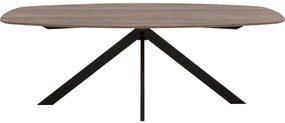 Goossens Excellent Eettafel Uniek, Semi ovaal 260 x 120 cm