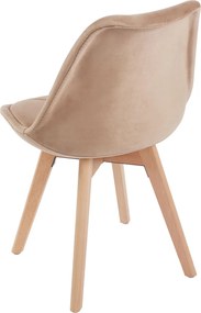 Set 4 Synk Fluwelen Stoelen