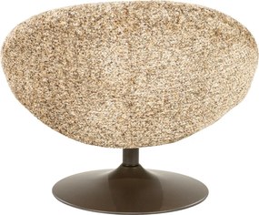 Fauteuil Met Brons Onderstel