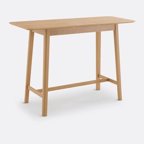 Uitschuifbare hoge tafel in fineereik, Lombard