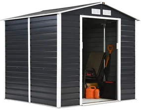 Lahti metalen gereedschapshuis 2,1 x 1,9 m Store Boss antraciet