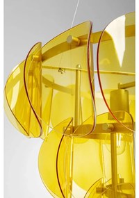 Kare Design Mariposa Hanglamp Met Amber Glas