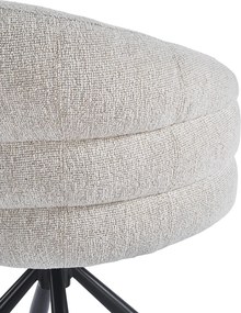 Moderne Draaibare Eetkamerstoel Beige