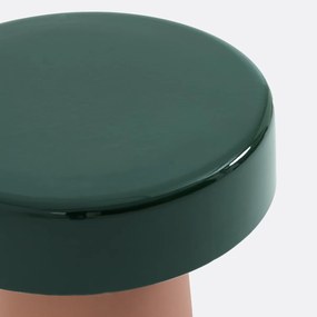 Bijzettafel, in glanzend en mat gelakt keramiek, JIMNA