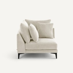 Hoekbank in polyestermix, MODERNISTE, ontwerp Emmanuel Gallina