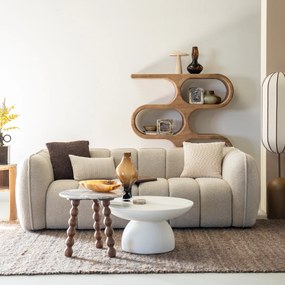 Open Kast Van Mango Hout Hoog - 120x31x150cm.