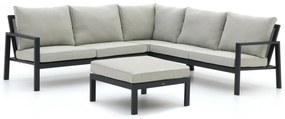 + 15% kassakorting | Hoek loungeset Manifesto | 5 personen | Loungeset Grijs | Hoekbank Aluminium | 246x246cm | Kees Smit Tuinmeubelen