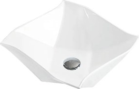 Mexen Elvira opbouwwastafel 42 x 42 cm, wit - 21894200