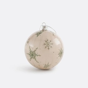 Set van 24 ballen met sneeuwvlokprint, Caspar