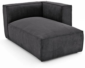 Omvormbare longchair geribd fluweel, Seven