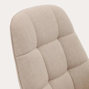 Kave Home Jaspe Moderne Draaifauteuil Beige