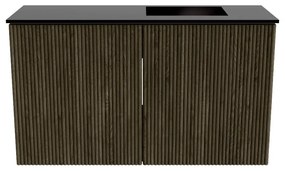 Mondiaz Joya 70cm toiletmeubel shadow met wastafel faye rechts zonder kraangat urban