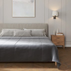 Dekoria Sprei Velvet, antracietgrijs