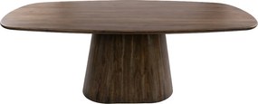 Ovale Eettafel Acaciahout 180cm - 180 X 90cm.