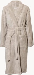 Katoenen unisex badjas Basic met sjaalkraag