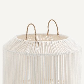 Ronde handgeweven katoenen mand, groot model, FOLO
