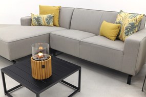Boavista/Toronto loungebank chaise longue - Nature Grey - 3-delig - rechts
