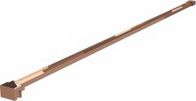 Mexen eenvoudige houder voor douchewand 6-8 mm, roze goud - 800-01-60