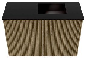 Mondiaz Joya 60cm toiletmeubel dusk met wastafel faye rechts 1 kraangat urban