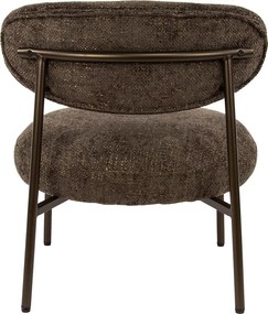 Bruine Fauteuil Met Ronde Zitting