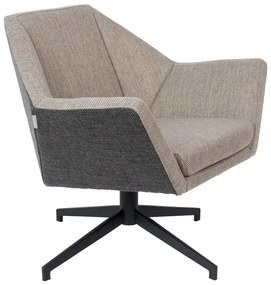 Zuiver Uncle Jesse Retro Draaifauteuil Grijs