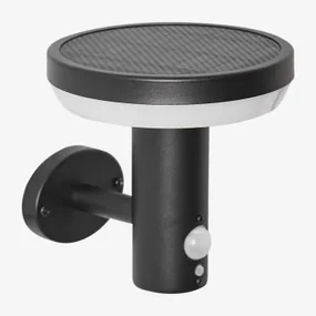 Solar Led Buitenwandlamp In Rvs Ovint Zwart - Sklum