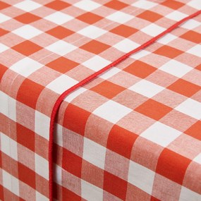 Plat laken in katoen, Veldi Orange