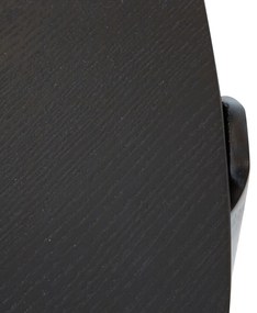 Dan-Form Paragon Ronde Design Eettafel Zwart Essen - 122 X 122cm.