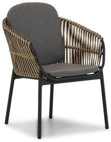 Coco Nathan Dining Tuinstoel Aluminium/Rope Taupe