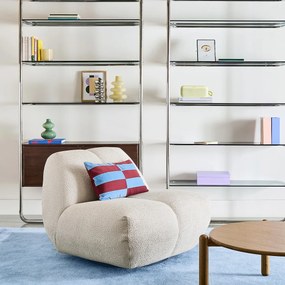 Draaifauteuil, reliëfstof, Nuria