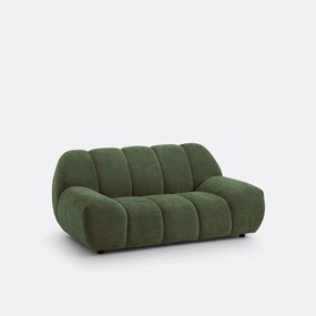 2-zitsbank, chenille fluweel met reliëf, Nuria