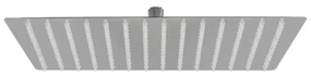 Hansgrohe Ecostat Square inbouw douchekraan met Mueller Cube 30cm douchekop en plafondarm regendouche chroom