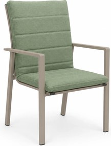 Tuinstoel Aluminium Zand/Beige Lifestyle Garden Furniture Timo loft/moss green