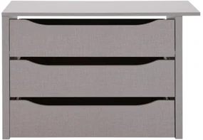 Goossens Inzetladenblok Accessoires Sdk, Inbouwladenblok 3 x laden 90 cm (tbv kast 181 cm b li en re en 271 cm b li en re)