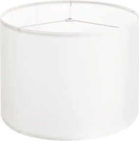 VEVOR Drumlampenkap 33 x 33 x 25 cm (boven x onder x hoog), 1 stuk middelgrote vervangende kap van linnen + PVC, lampenkap voor tafellampen, staande lampen, hanglampen (crèmewit linnen)