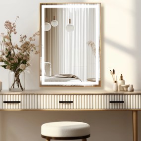 LED-spiegel in lijst voor de badkamer M7