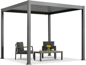 Lagos 3x3 Garden Point vrijstaande terraspergola antraciet