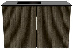 Mondiaz Joya 60cm toiletmeubel shadow met wastafel faye links 1 kraangat urban