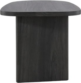 Organische Bijzettafel Zwart - 45 X 70cm.