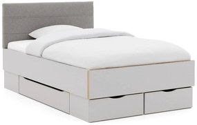 Goossens Bedframe Ita, 120 x 200 cm met 3 bedlades