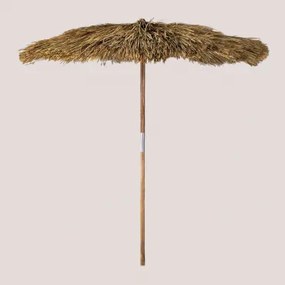 Parasol Ø250 Cm In Teakhout Anakena Teakhout - Sklum