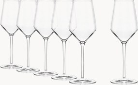 Witte wijnglazen Quatrophil, 6-delig