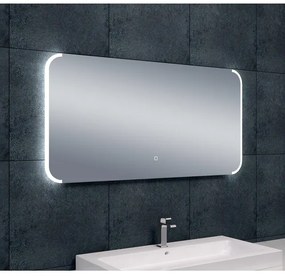 Wiesbaden Bracket spiegel rechthoek met LED, dimbaar en spiegelverwarming 120 x 60 cm 38.3782