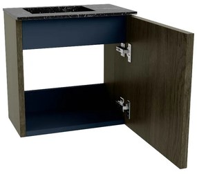 Mondiaz Joya DLux 40cm toiletmeubel shadow met wastafel faye links zonder kraangat lava